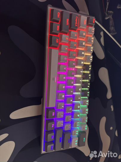 Клавиатура redragon fizz k617 с модингом