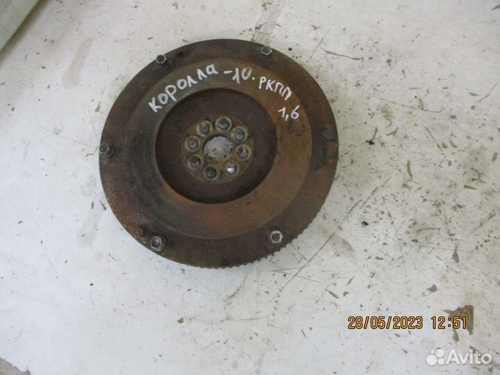 Маховик 1,6 ркпп робот Тойота Королла E-150