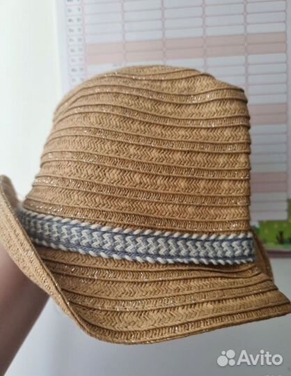 Новая детская соломенная шляпа Next 104 с бирками