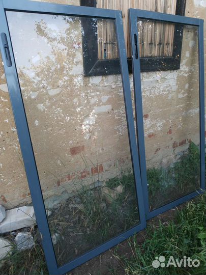 Балконные рамы алюминиевые, остекленные