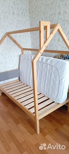 Детская кровать 80 160 домик