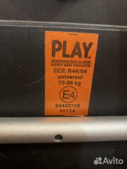Детское автокресло 15 до 36 кг casualplay