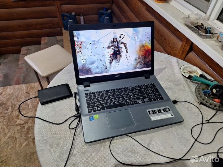 Игровой Большой nvidia840 2gb 17.3 i3 4gen hdd500