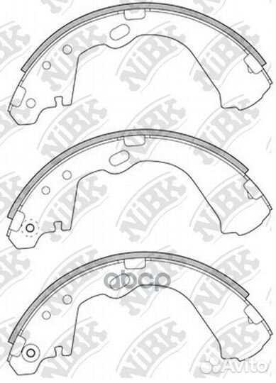 Колодки тормозные nissan serena/bassara -05 бар