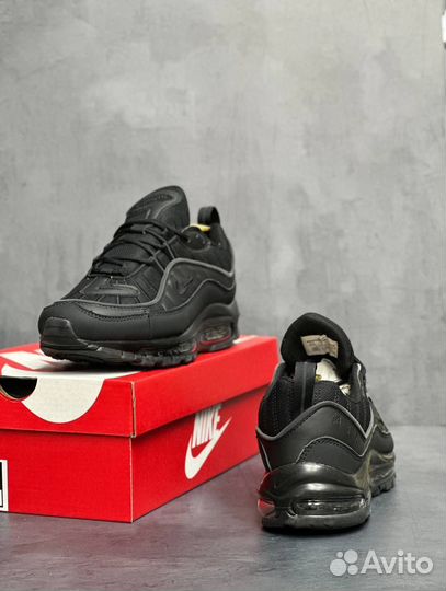 Кроссовки Nike Air Max 98 чёрные 4