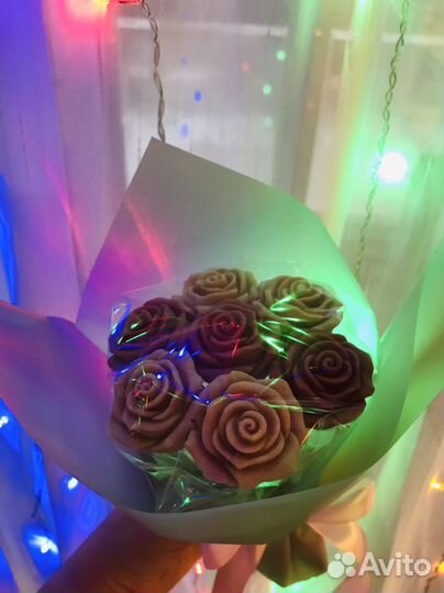 Шоколад ручной работы/букеты из шоколадных цветов