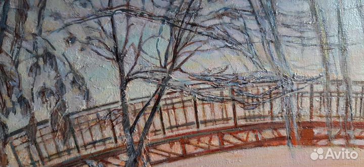 Картина набережная мостик Таганрог, ZhNataly