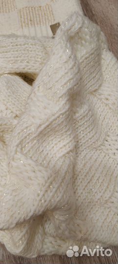 Комплект шапка, шарф (снуд)