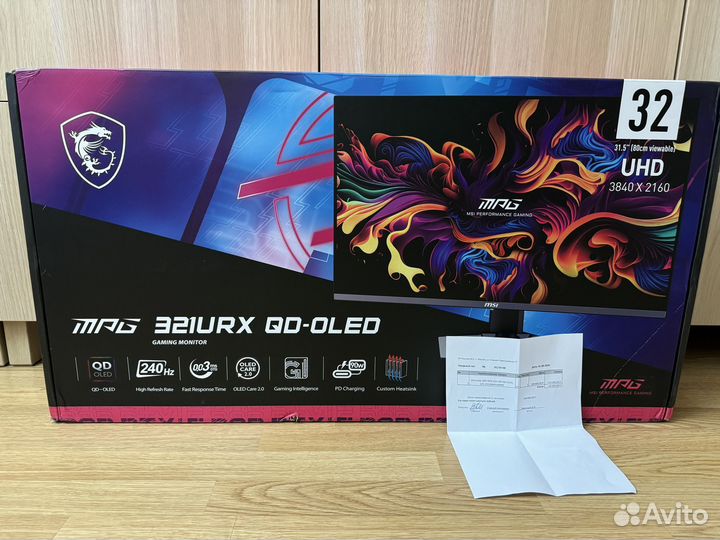 Монитор MSI MPG 321URX QD-oled