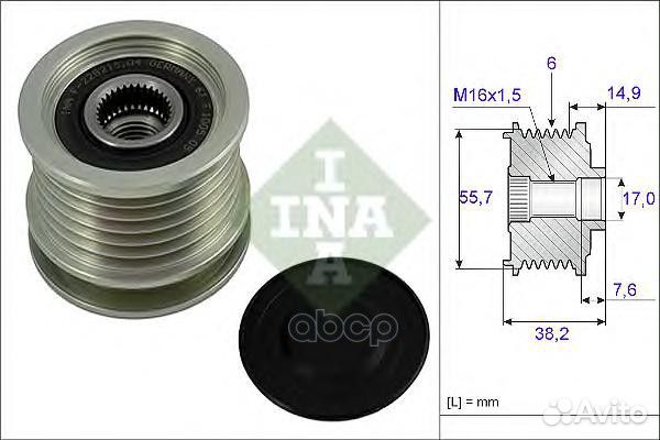 Шкив генератора 535001310 Ina