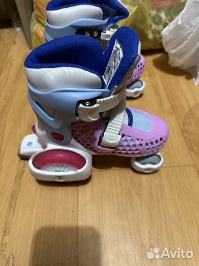Роликовые коньки детские раздвижные