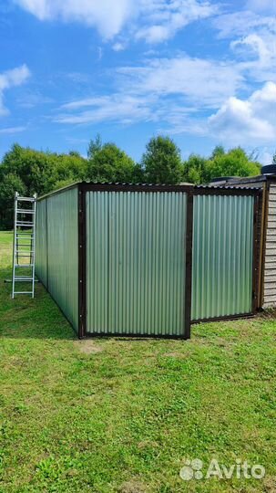 Гараж / ракушка двускатный