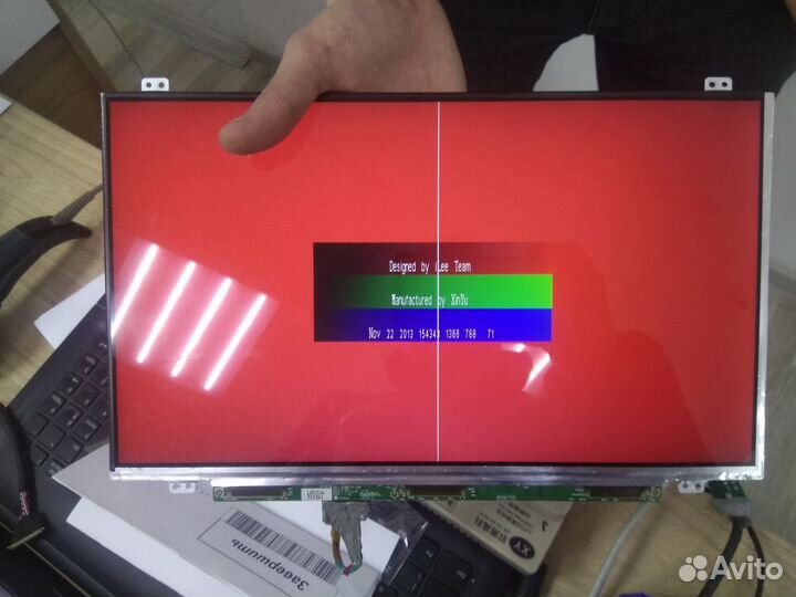 Матрица 14.0 slim (40pin lvds, справа) 1366x768