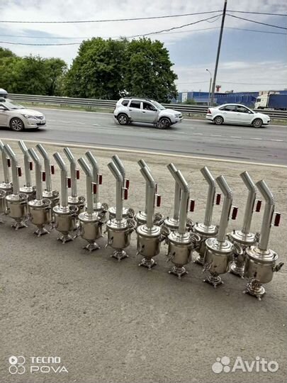 Самовар на дровах 7 литров Тула