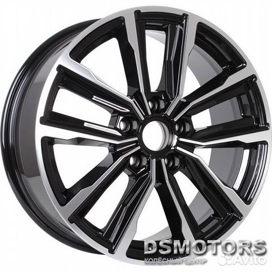 Диски Лацио 7.5/17 5x108 ET45 d67.1 алмаз чёрный