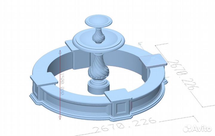 Фонтан уличный