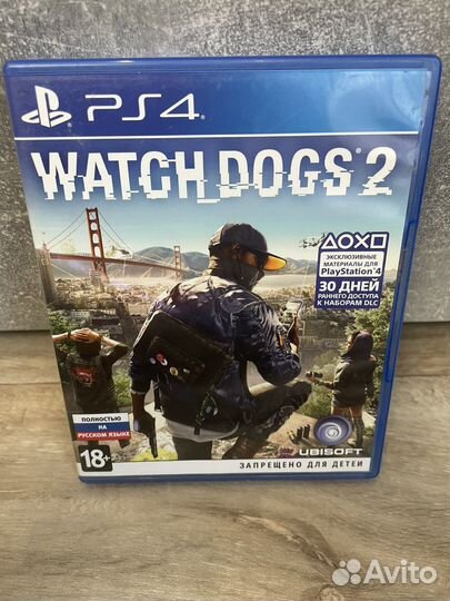 Диск Watch dogs 2 ps4/ps5