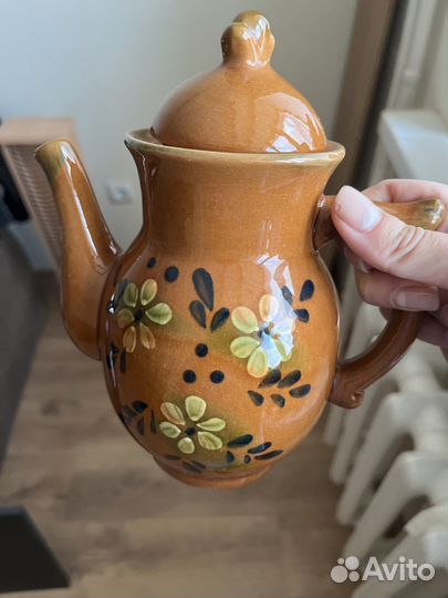 Чайный сервис глиняный