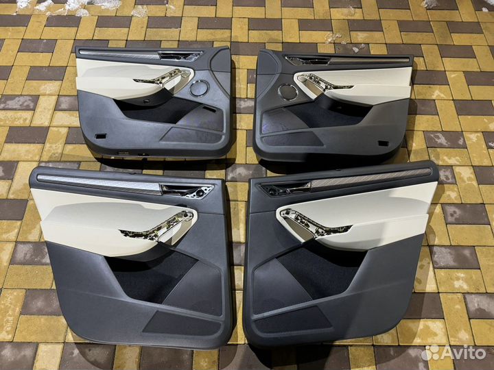 Комплект дверных карт на skoda kodiaq