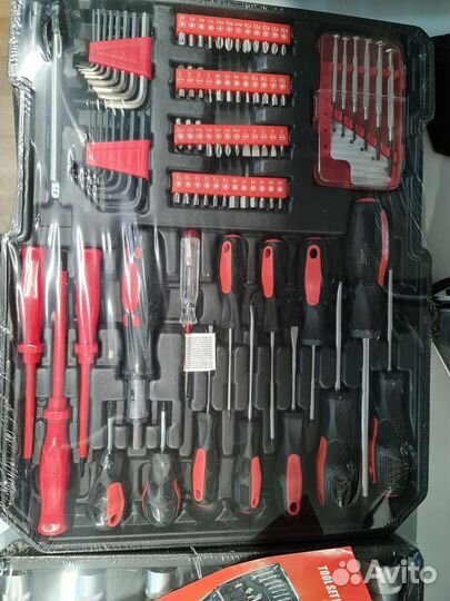 Набор инструментов, ключей, головок 187 шт. Кейс