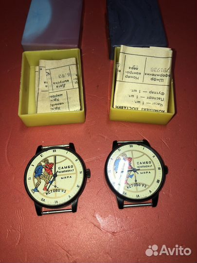 Часы Победа Самбо чемпионат мира Кстово 1993