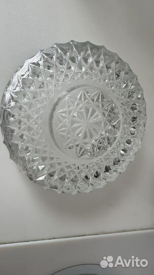 Ваза для фруктов хрусталь