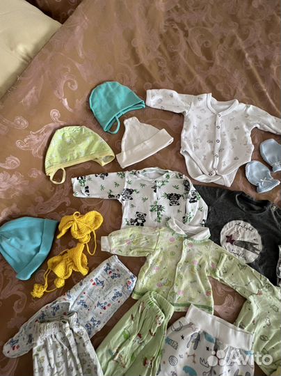 Большой пакет для мальчиков 0-3 месяца
