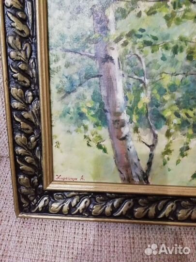 Картина масло 1995 год