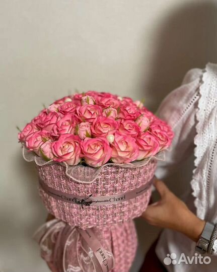 Букет из мыльных цветов