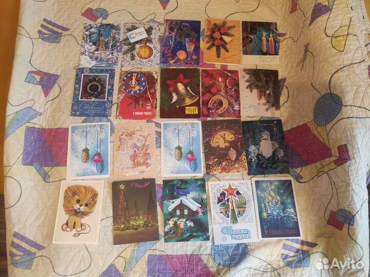 Открытки СССР новый год