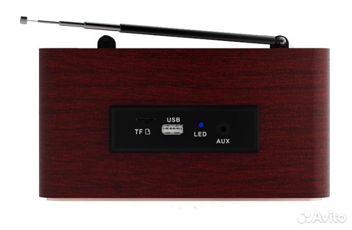 Радиоприемник Bluetooth ritmix RPR-089 redwood