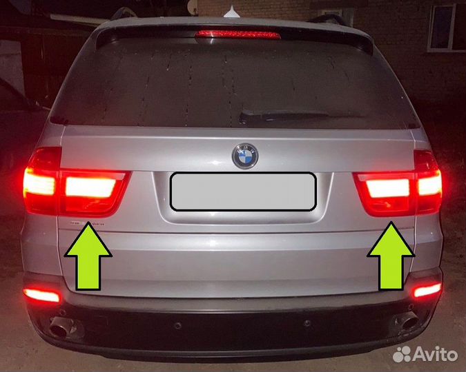 Плата в задний правый габаритный фонарь BMW X5 E70