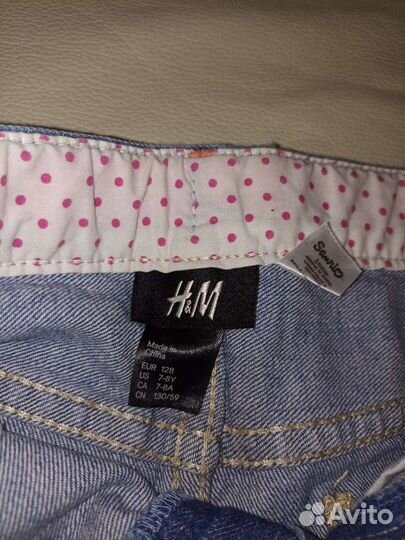 Юбка джинсовая H&M 128 см