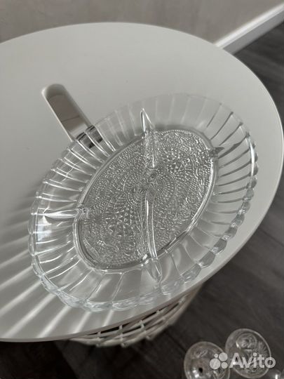 Хрустальная менажница