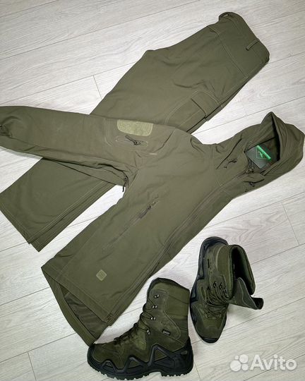 Тактический костюм softshell олива