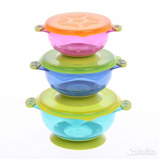 Набор детской посуды для кормления/хранения: миски