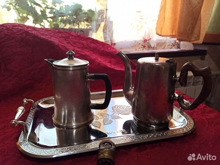 Кофейник Фраже и советский сливочник