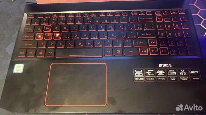 Ноутбук acer nitro 5 AN515-54