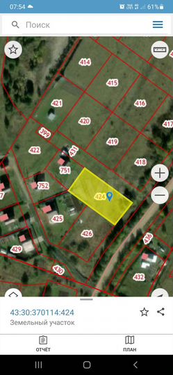 Участок 18,8 сот. (ИЖС)