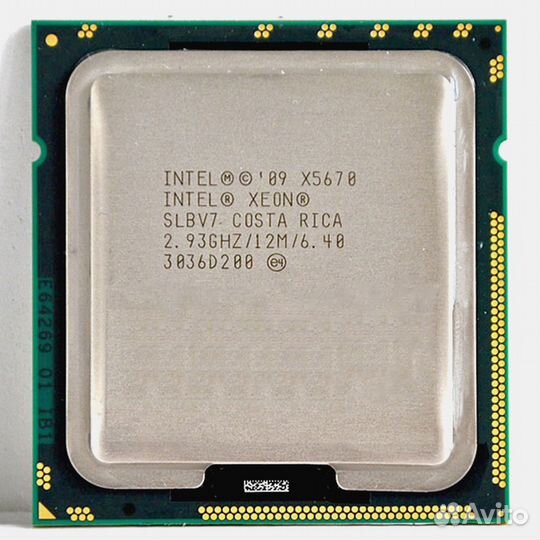 Xeon X5670 3.33GHz 12Mb LGA1366 6 ядер 12 потоков
