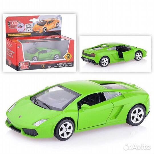 Машина металл lamborghini gallardo lp560-4, 67324
