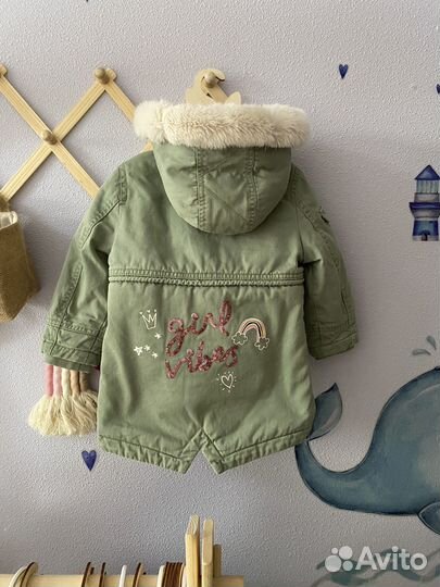 Куртка-парка для девочки Mothercare 86 демисезон