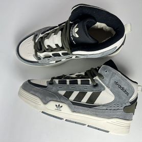 Зимние Adidas ADI2000 Mid Grey White with Fur