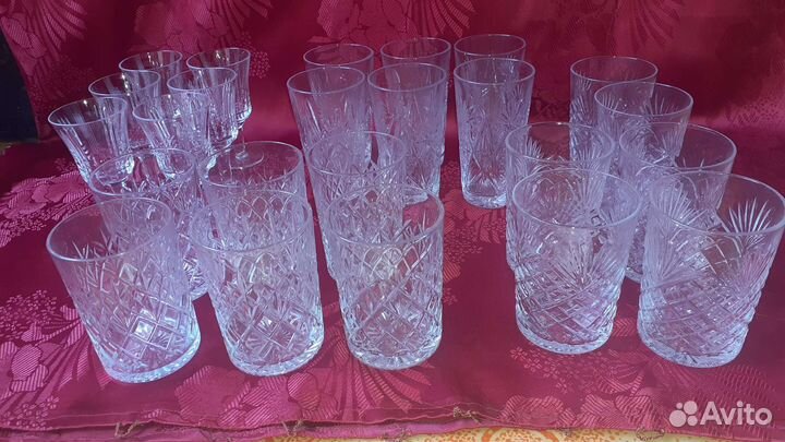 Рюмки,стаканы хрусталь СССР