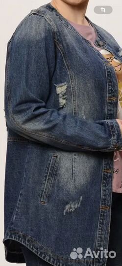 Джинсовая куртка женская 52 54