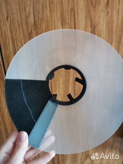 Воротник защитный пластиковый на липучке. 12.5