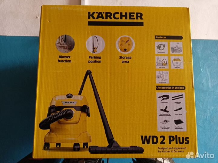 Пылесос Karcher wd2 Plus Торга нет