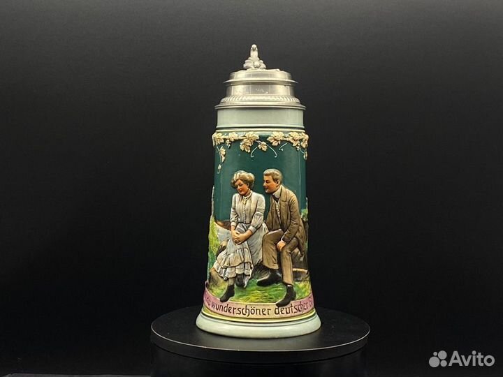 Пивная кружка Германия Rosskopf & Gerz 1900 год