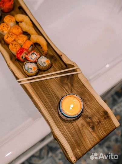 Полка-доска на ванну