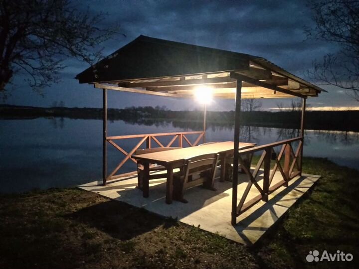 Рыбалка, беседки